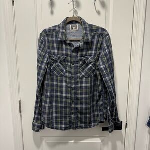 Men’s Converse Plaid Flannel Shirt Size Medium